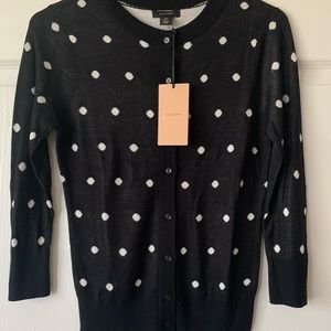 Halogen Polka Dot Cardigan size XS